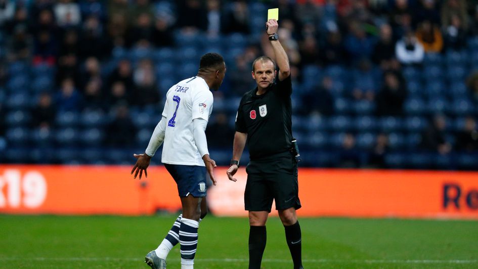 Referee Geoff Eltringham