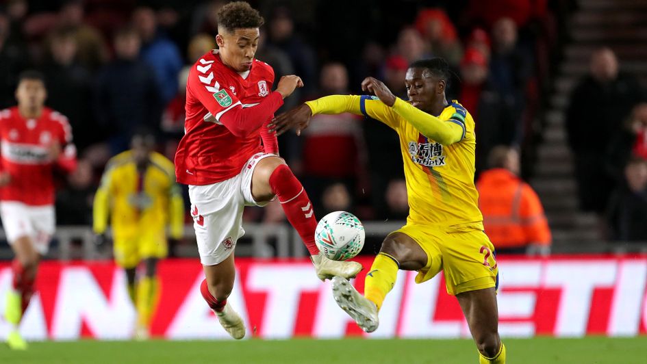 Marcus Tavernier in action against Crystal Palace