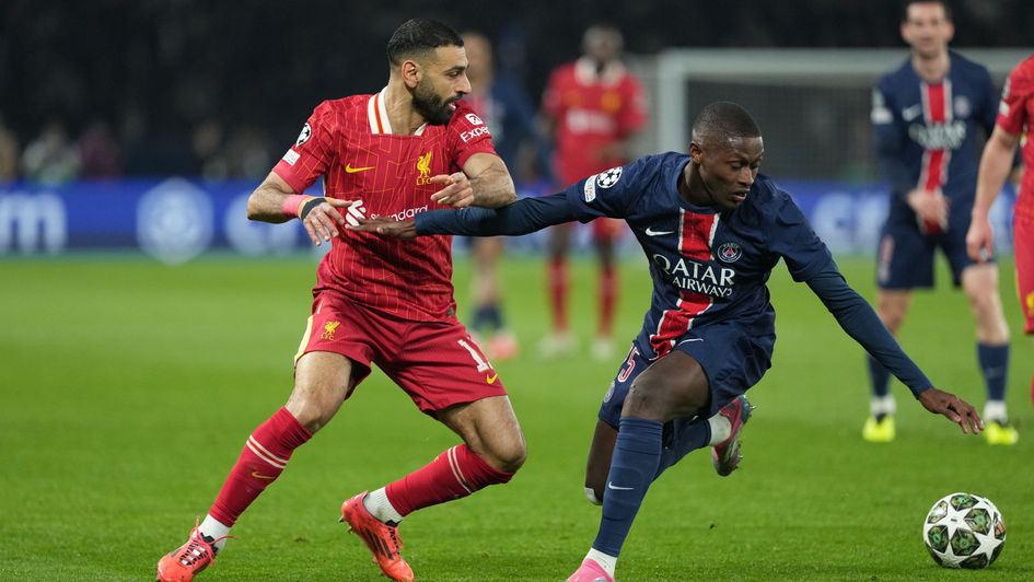 Mohamed Salah and Nuno Mendes