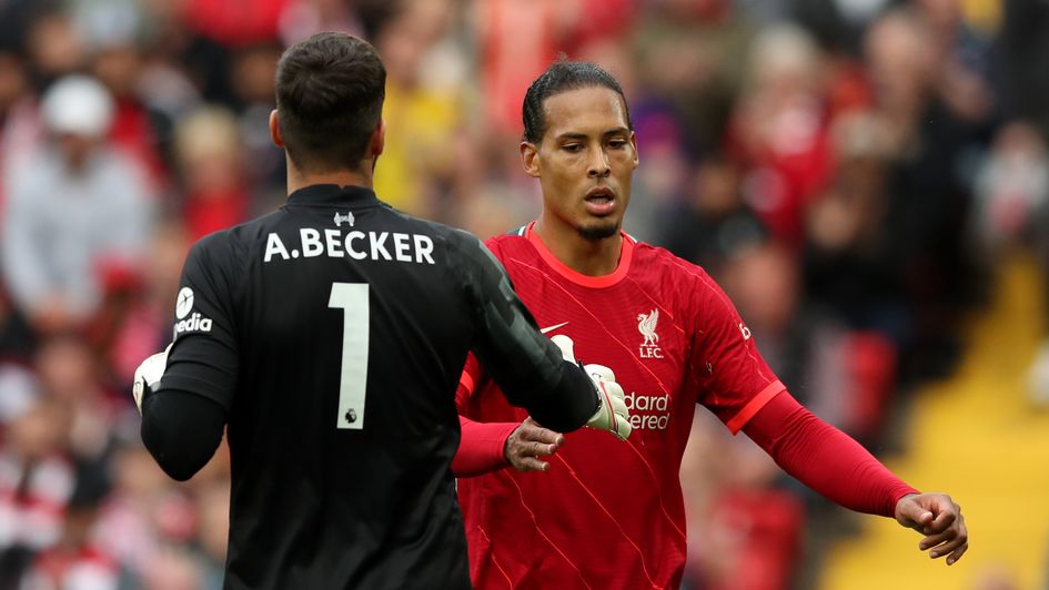 Alisson Becker and Virgil van Dijk have dropped off for Liverpool of late