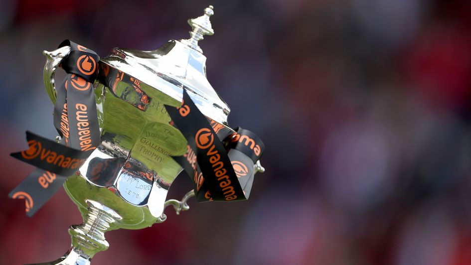 The Vanarama National League Promotion Final trophy