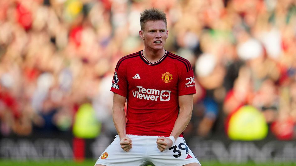 Manchester United's Scott McTominay celebrates