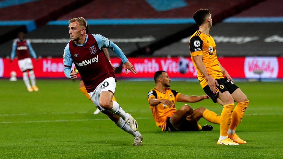 Jarrod Bowen scored twice for West Ham in their 4-0 win over Wolves in September.