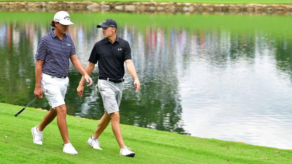 Kelly Kraft and Jordan Spieth