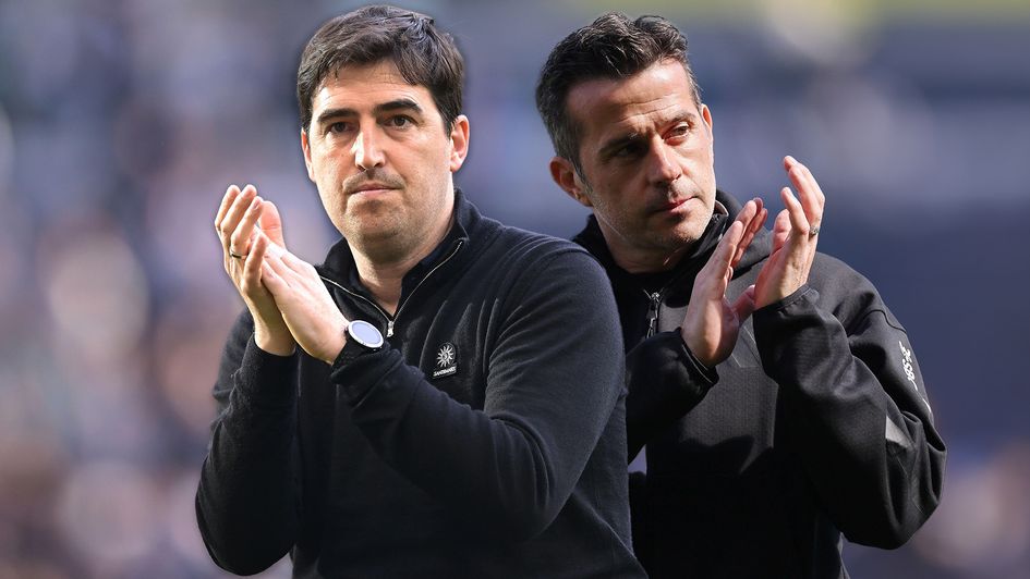 Andoni Iraola and Marco Silva