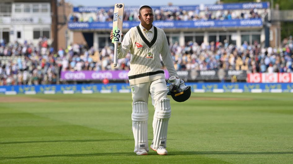 Usman Khawaja was the star on day two