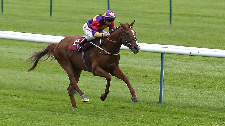 Lucky Deal on his way to victory at Haydock