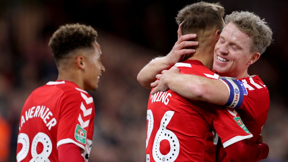 Middlesbrough were successful in Carabao Cup action