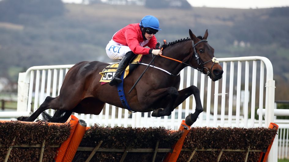 Quilixios ridden by Rachael Blackmore on their way to winning the JCB Triumph Hurdle