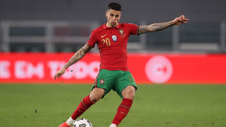 Joao Cancelo in action for Portugal