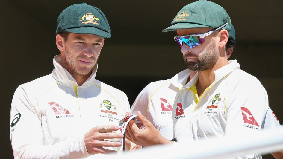 Tim Paine and Nathan Lyon