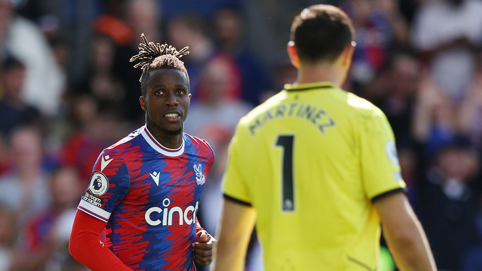 Wilfried Zaha was the star man in Crystal Palace's convincing win against Aston Villa