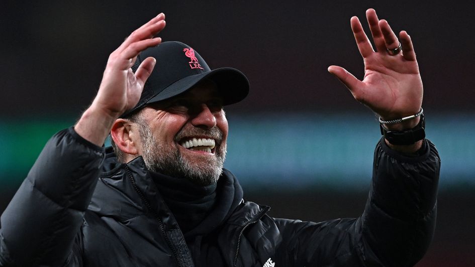 Liverpool manager Jurgen Klopp celebrates