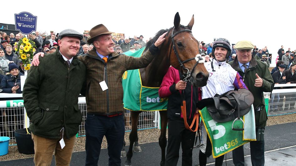 Bravemansgame pictured with connections at Wetherby