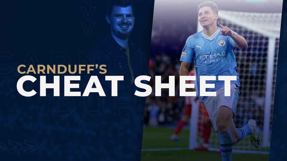 Cheat Sheet - Arsenal v Man City