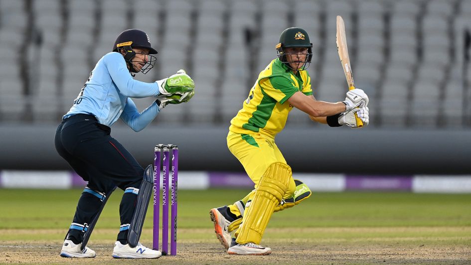 Marnus Labuschagne in action against England