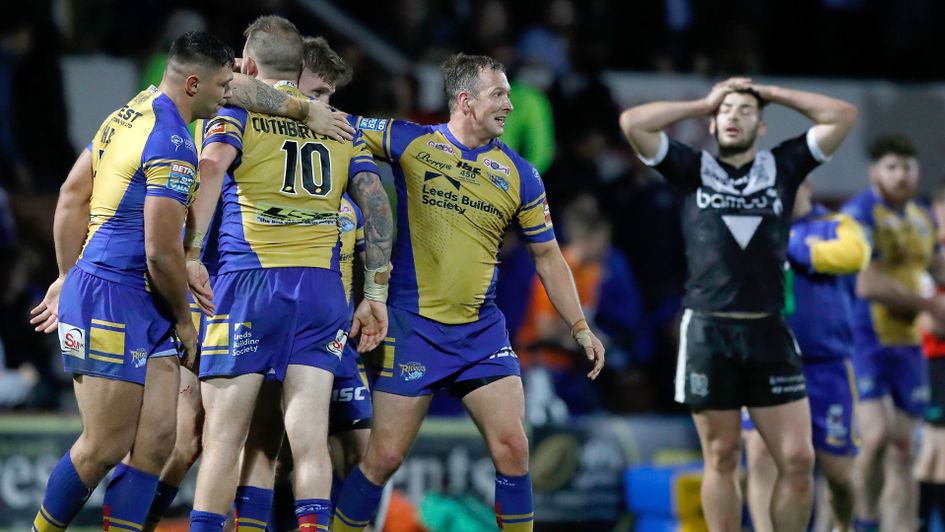 Danny McGuire and Leeds celebrate