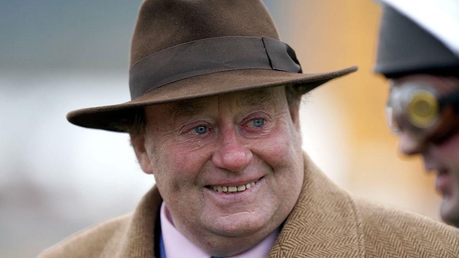 Trainer Nicky Henderson pictured at Cheltenham on New Year's Day