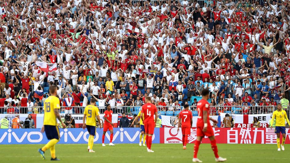 Delight for England fans