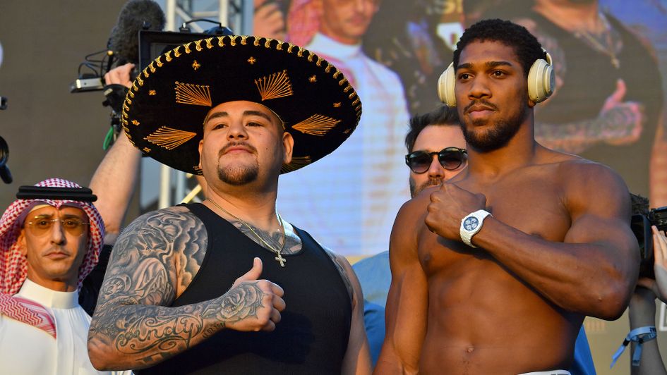 Andy Ruiz Jr. and Anthony Joshua