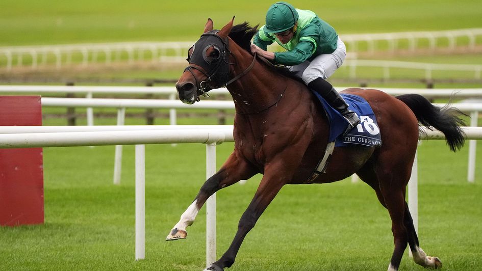 The Euphrates ridden by Ryan Moore wins the Friends Of The Curragh Irish Cesarewitch