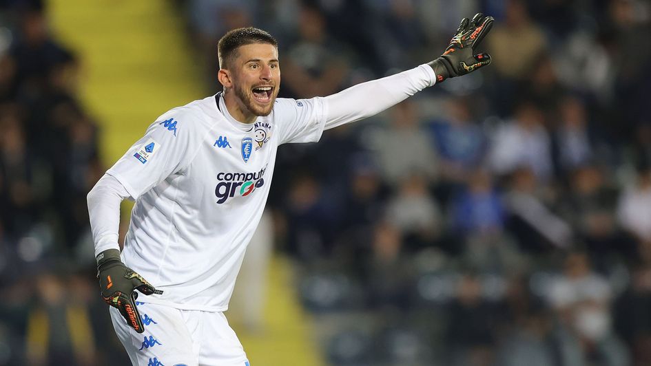 Empoli goalkeeper Guglielmo Vicario