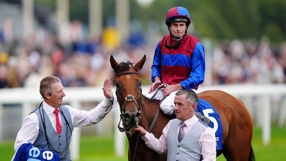 Ryan Moore and Content pictured after winning at York