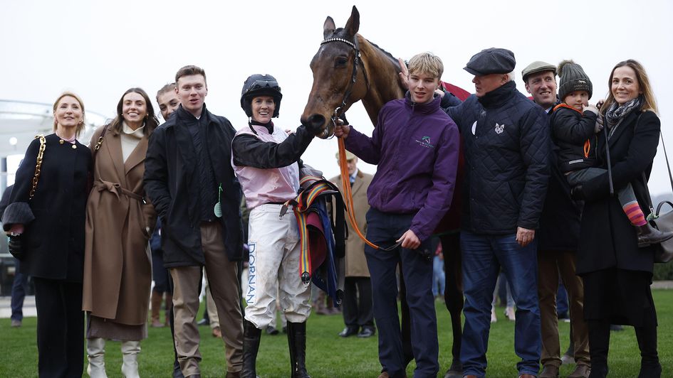 Bob Olinger and Rachael Blackmore with winning connections