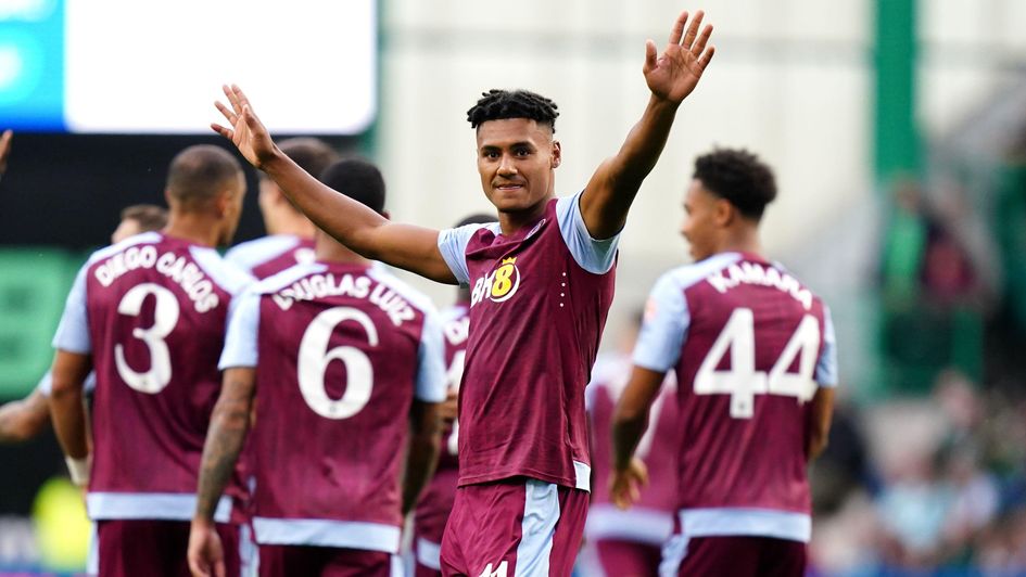 Ollie Watkins celebrates for Aston Villa