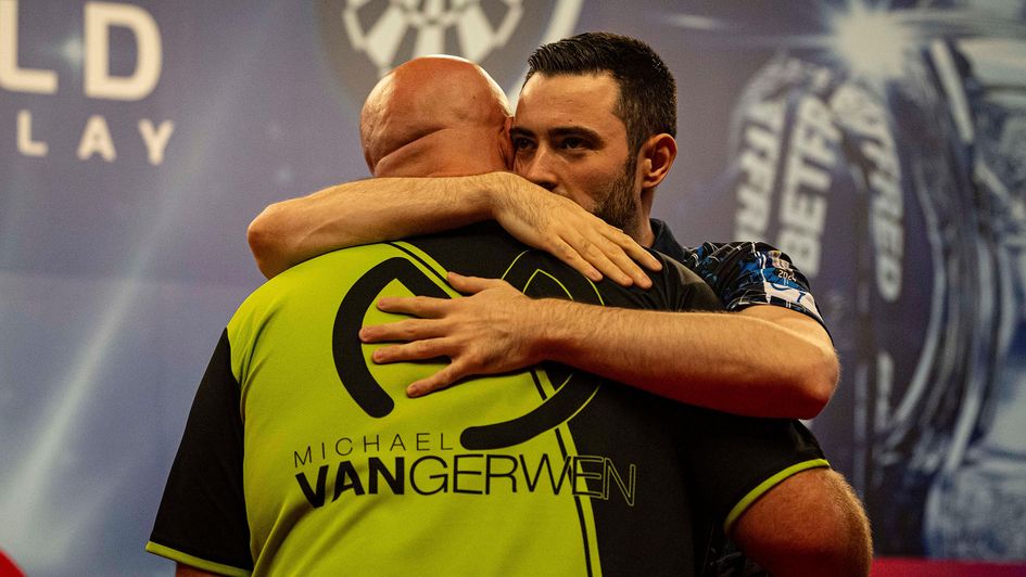 Luke Humphries beat Michael van Gerwen in the World Matchplay final