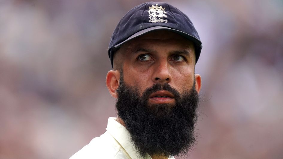 Moeen Ali in action for England