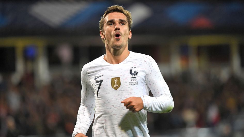 Antoine Griezmann in action for France