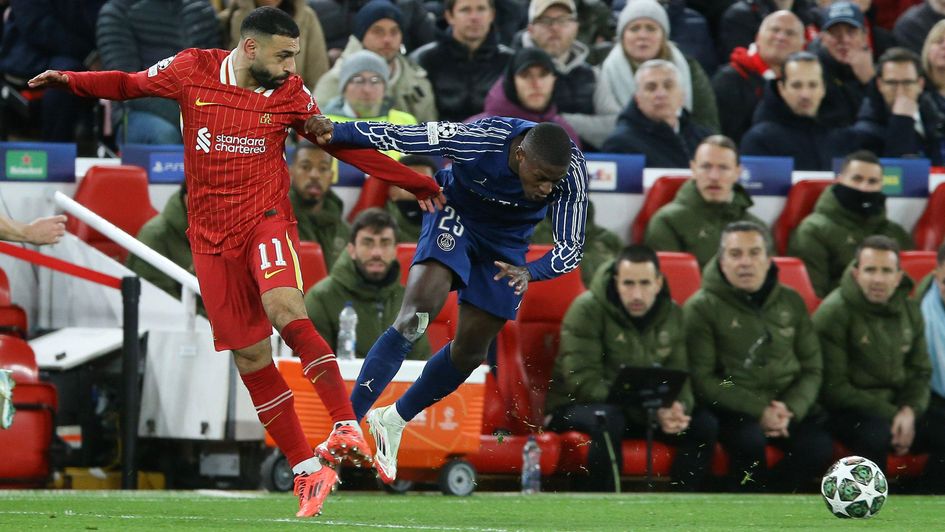 Mohamed Salah and Nuno Mendes