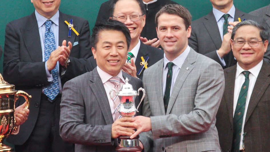 Michael Owen in Hong Kong