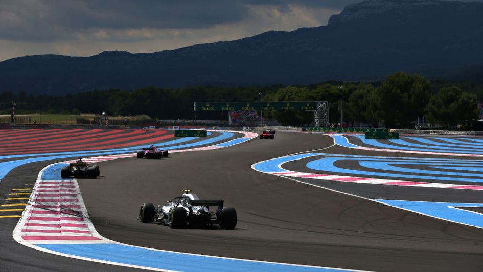 Action from last year's French Grand Prix