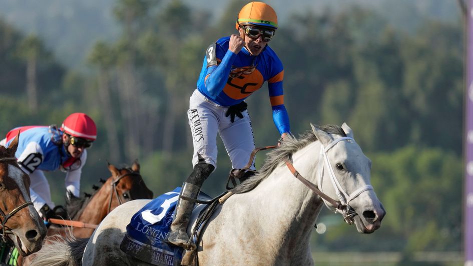 White Abarrio wins the Breeders' Cup Classic