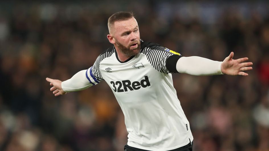 Wayne Rooney in action against Barnsley