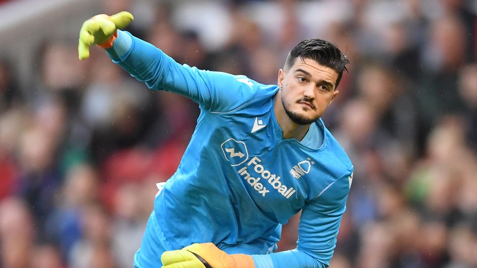 Aro Muric in action for Nottingham Forest