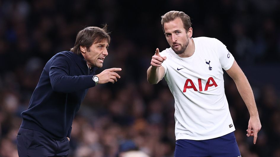 Antonio Conte and Harry Kane