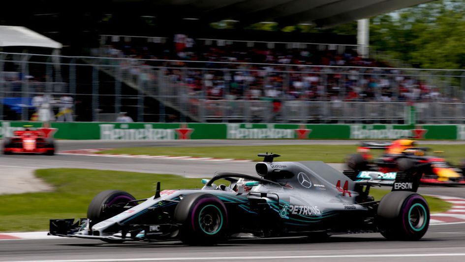 Action from the Canadian Grand Prix