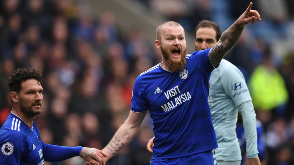 Aron Gunnarsson: Iceland and Cardiff midfielder pictured in action against Chelsea