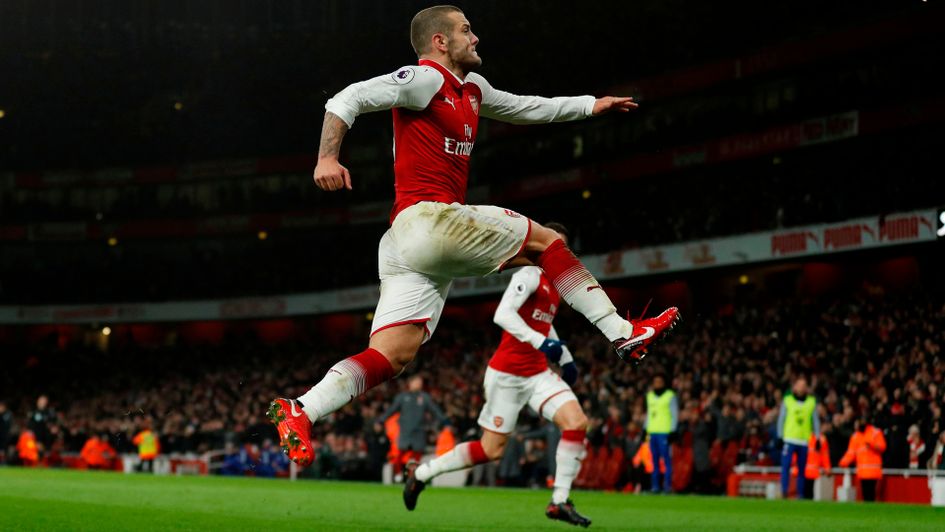 Jack Wilshere celebrates