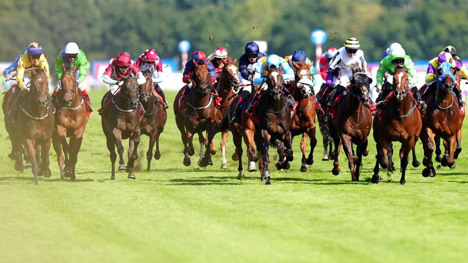 American Affair (left) wins the Portland