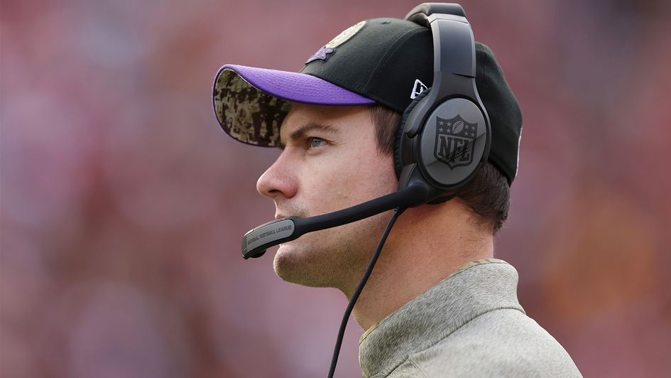 Head coach Kevin O'Connell of the Minnesota Vikings