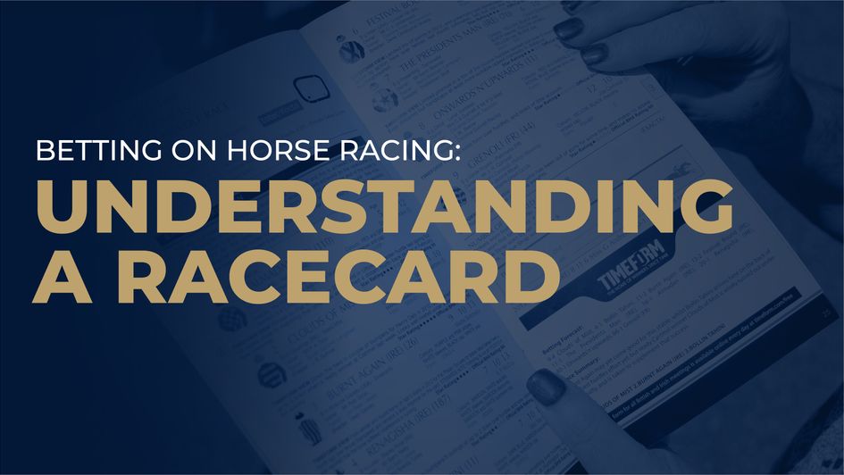 Understanding a racecard