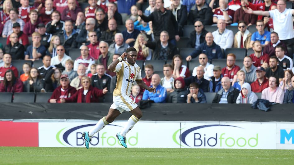 Celebrations for Kieran Agard