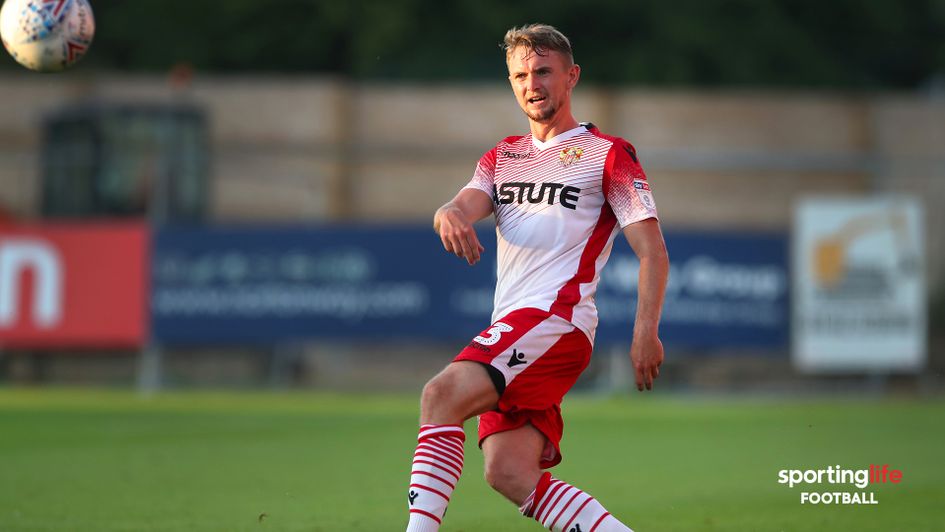 Johnny Hunt in action for Stevenage