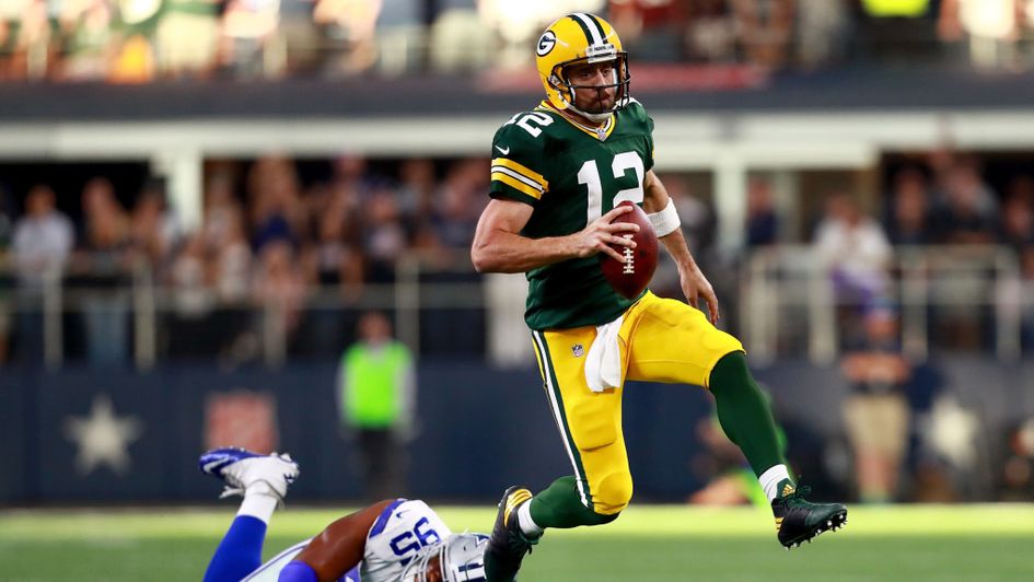 Fleet-footed Green Bay QB Aaron Rodgers