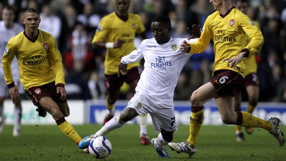 Max Gradel in action for Leeds