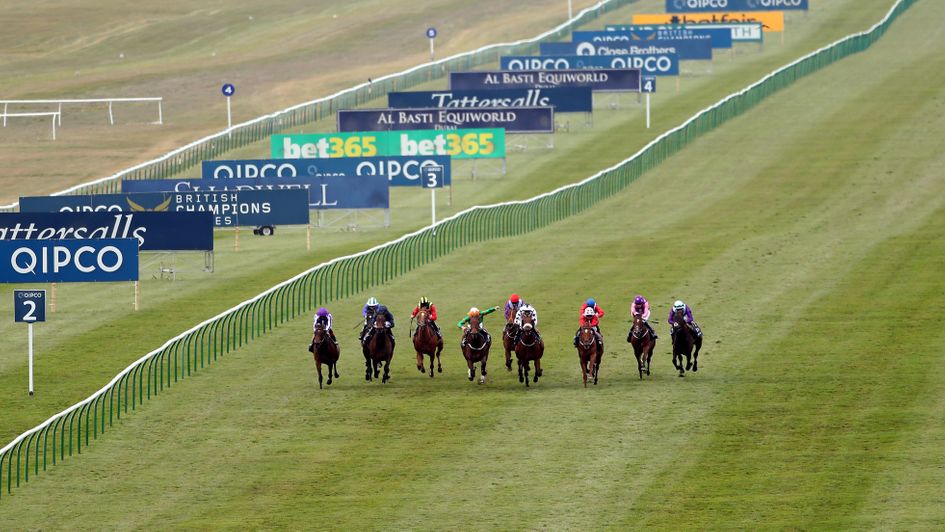 Action from the Rowley Mile